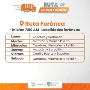 RutaDeRecoleccionForanea